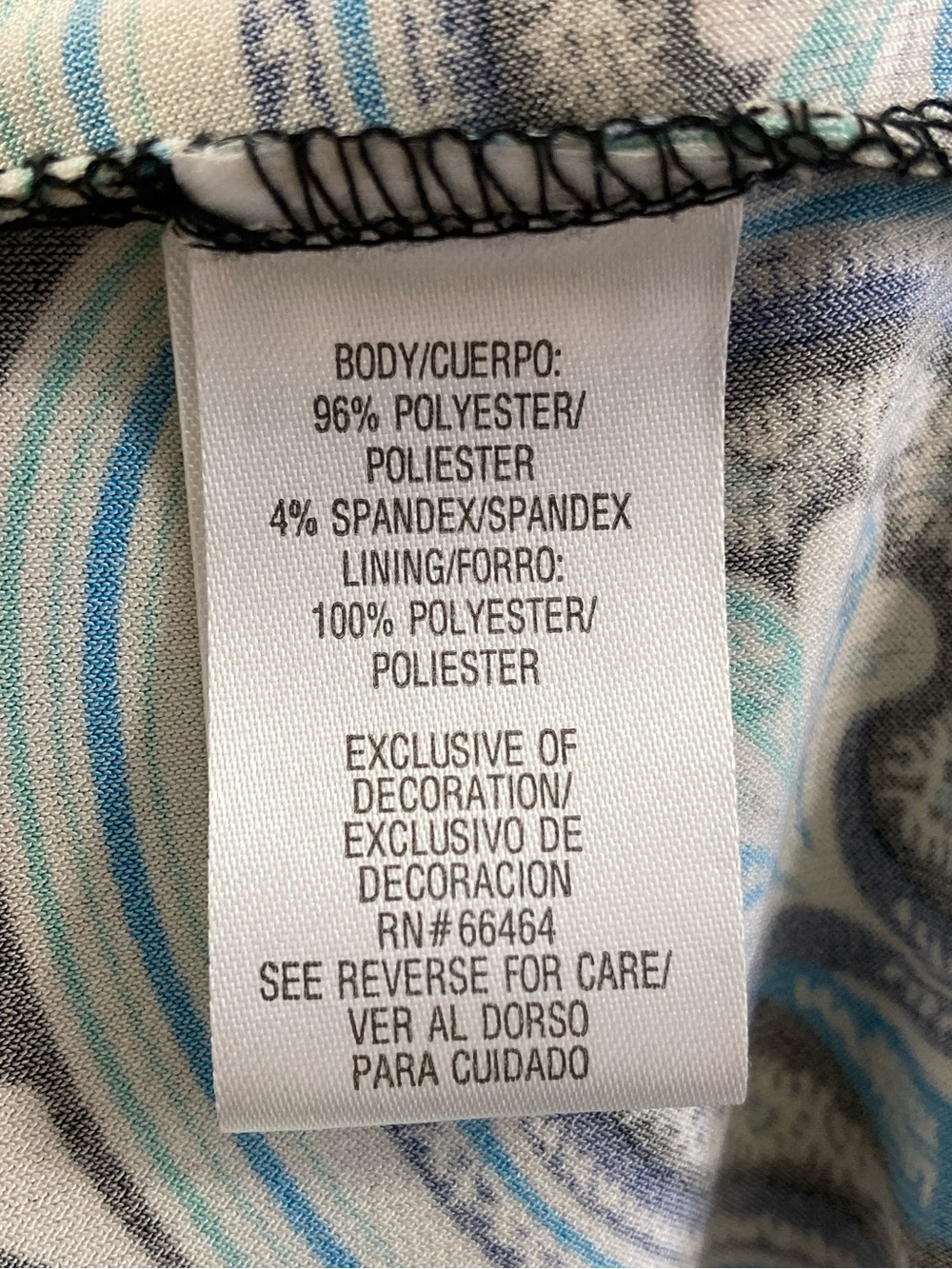 Studio One New York Stretch Dress Size PM Blue Teal Cutout Neckline - Picture 9 of 10